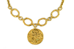 Night's Sky Medallion Chain Necklace