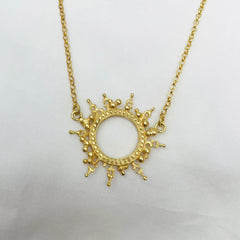 Helios Necklace Gold