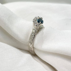 Marquise Topaz Arc ring