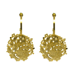 Atlas Disk Hoops Gold