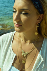 Statement Night's Sky Coin Hoops