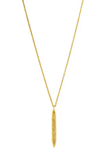 Indra Lotus Bud Colonette Pendant Gold