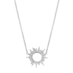 Helios Necklace Silver