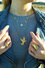 Sacred Star & Coin Bobble Chain Necklace