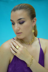 Night's Sky Chain Link Bracelet