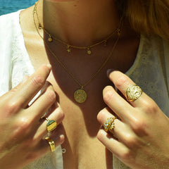 Full Moon Signet Ring