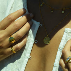 Full Moon Signet Ring