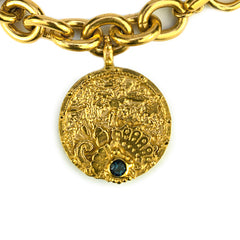 Oceanesque Coin Chunky Link Bracelet