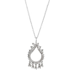 Sikhara Charm Pearl Pendant Silver