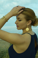 Oceanesque Coin Chunky Link Bracelet