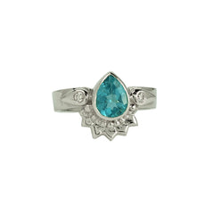 Ocean Droplet Diamond Ring
