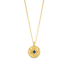 Centre of the cosmos coin pendant