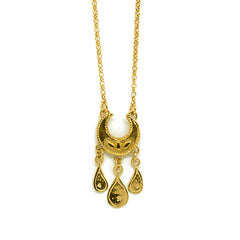 Lucky Moon Ocean Droplet Necklace