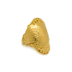 Lotus Shield Ring