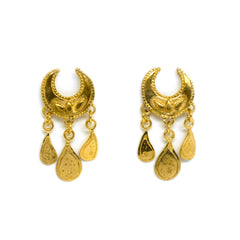 Lucky Moon Ocean Droplet Studs