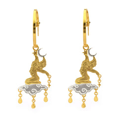 Soul Guardian Charm hoops