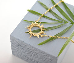 Helios Necklace Gold